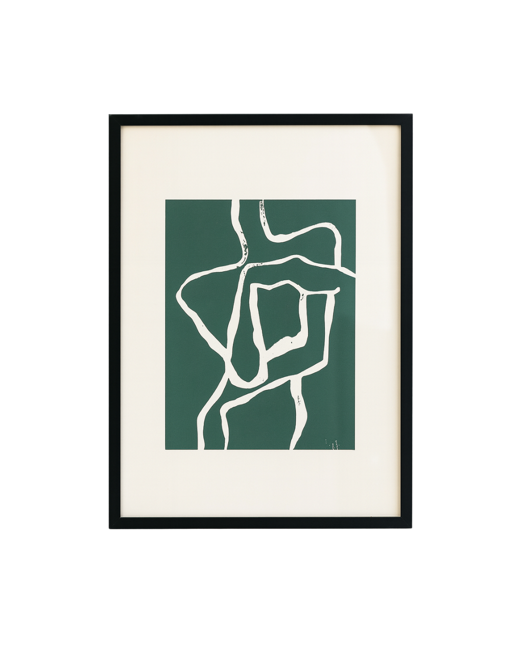 SILUETA DE MUJER CUBRIENDO BUSTO