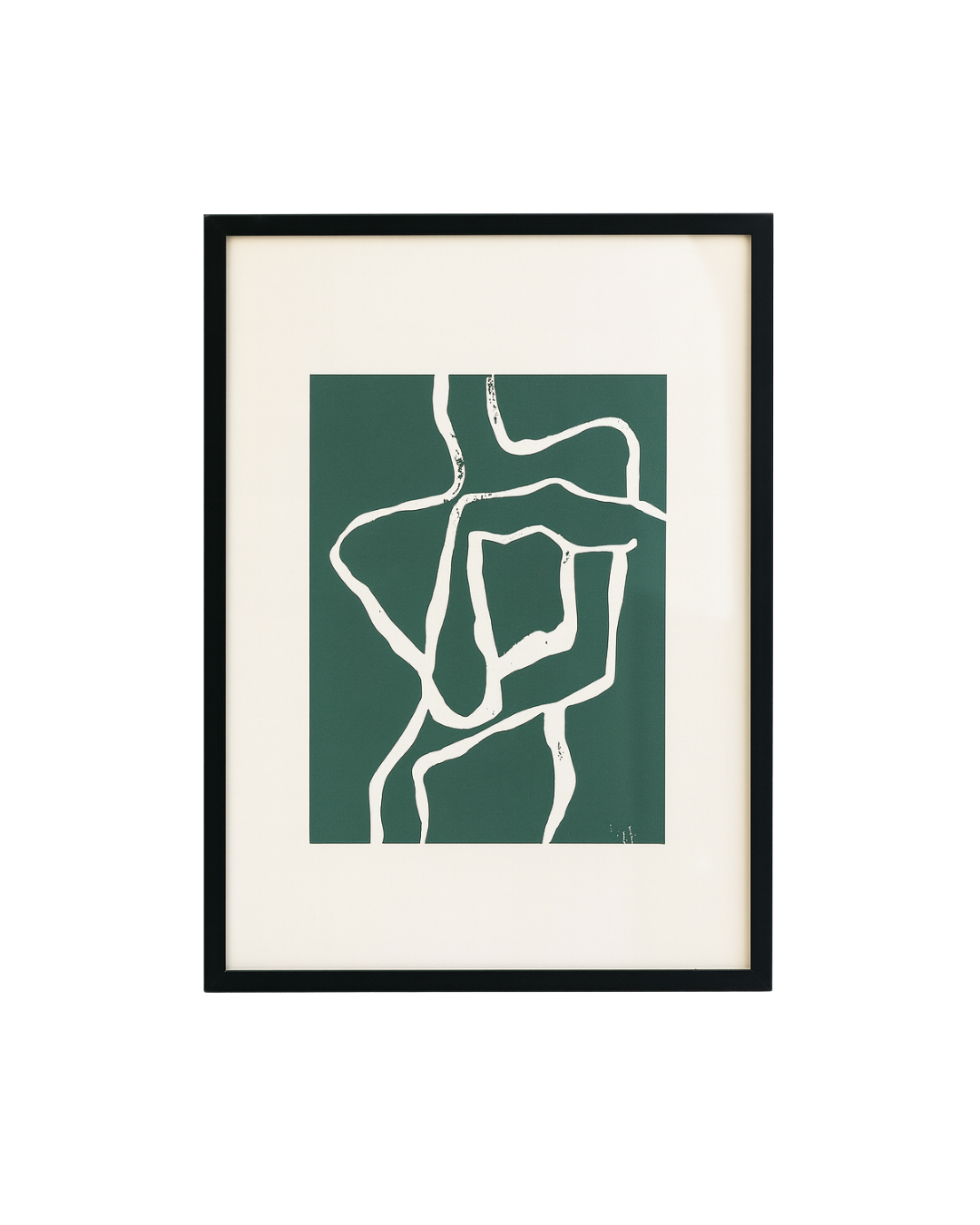 SILUETA DE MUJER CUBRIENDO BUSTO