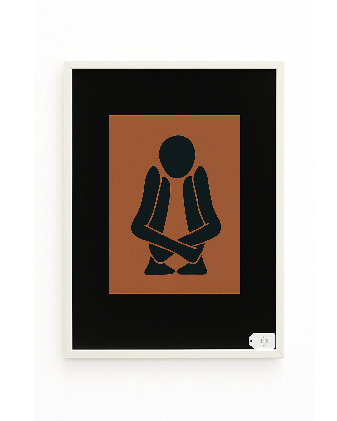 PERSONA DEPRESIVA CAFÉ Y NEGRO