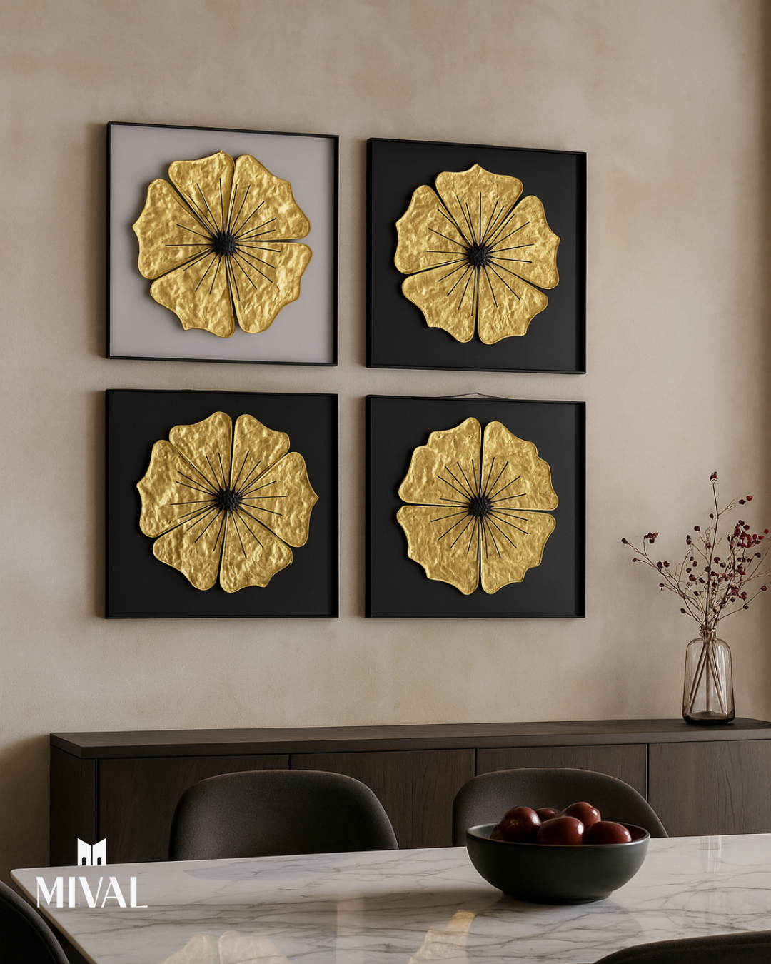 CUADROS FLOR DE LOTTO