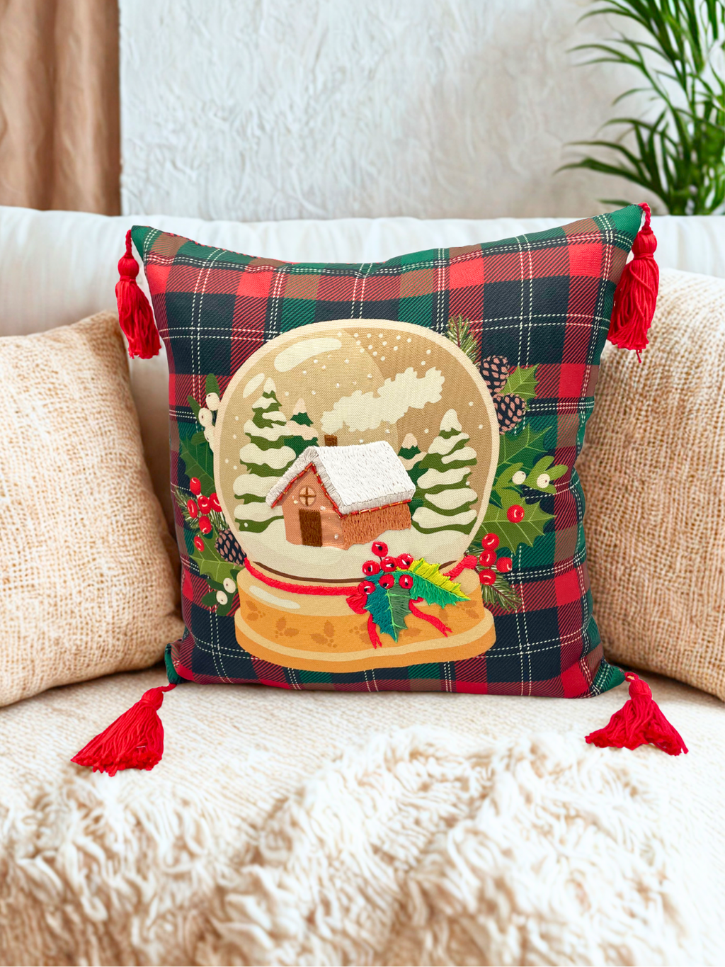 COJIN ESFERA CON CASA