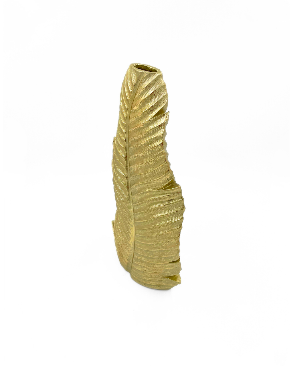 FLORERO HOJA GDE ORO