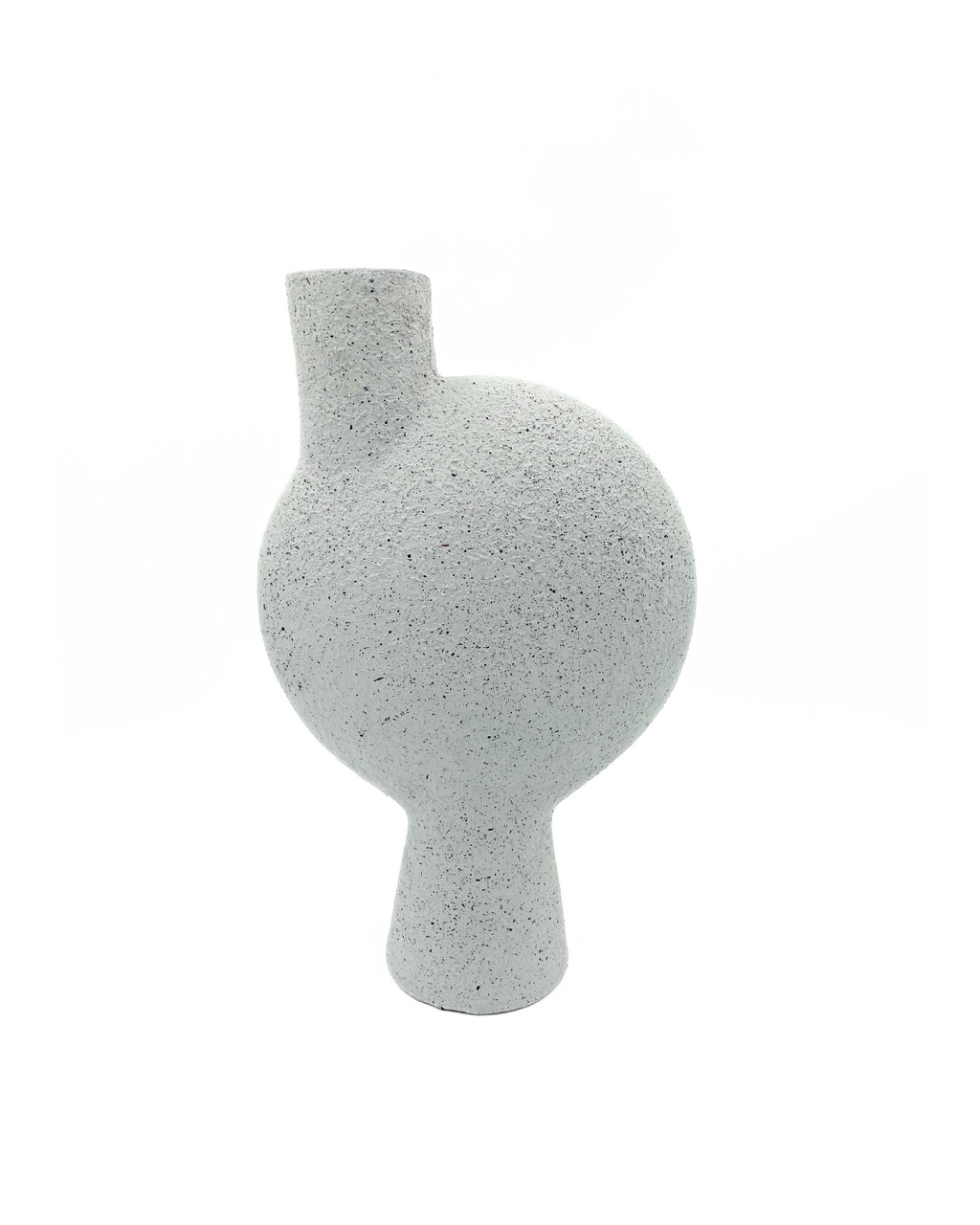 FLORERO LUNETA GRANITO GRIS