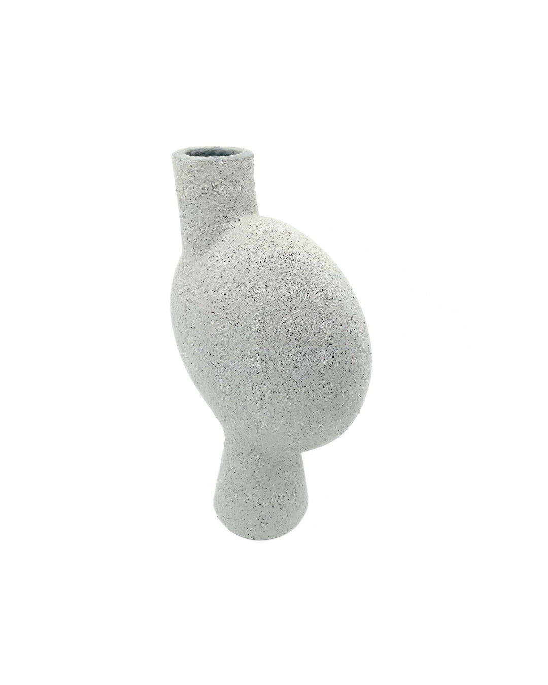 FLORERO LUNETA GRANITO GRIS