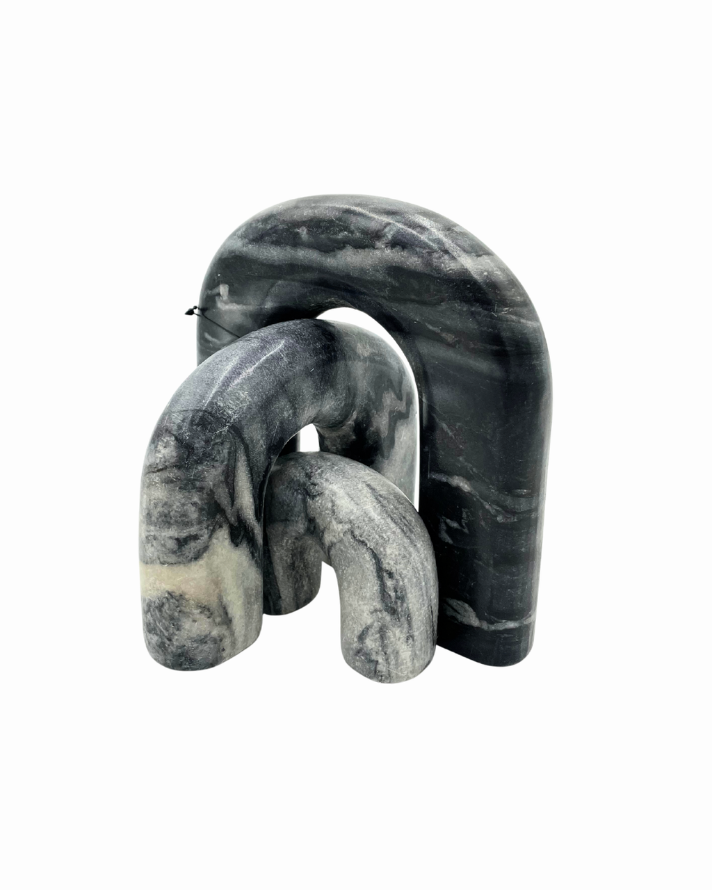 JUEGO 3 ARCOS MARMOL GRIS