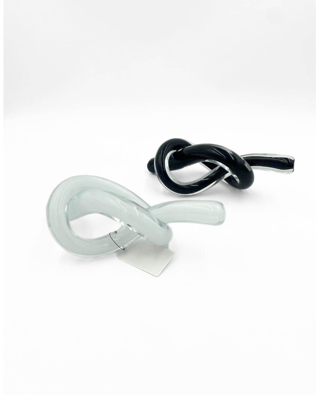 JUEGO NUDO DE CRISTAL BCO/NGO