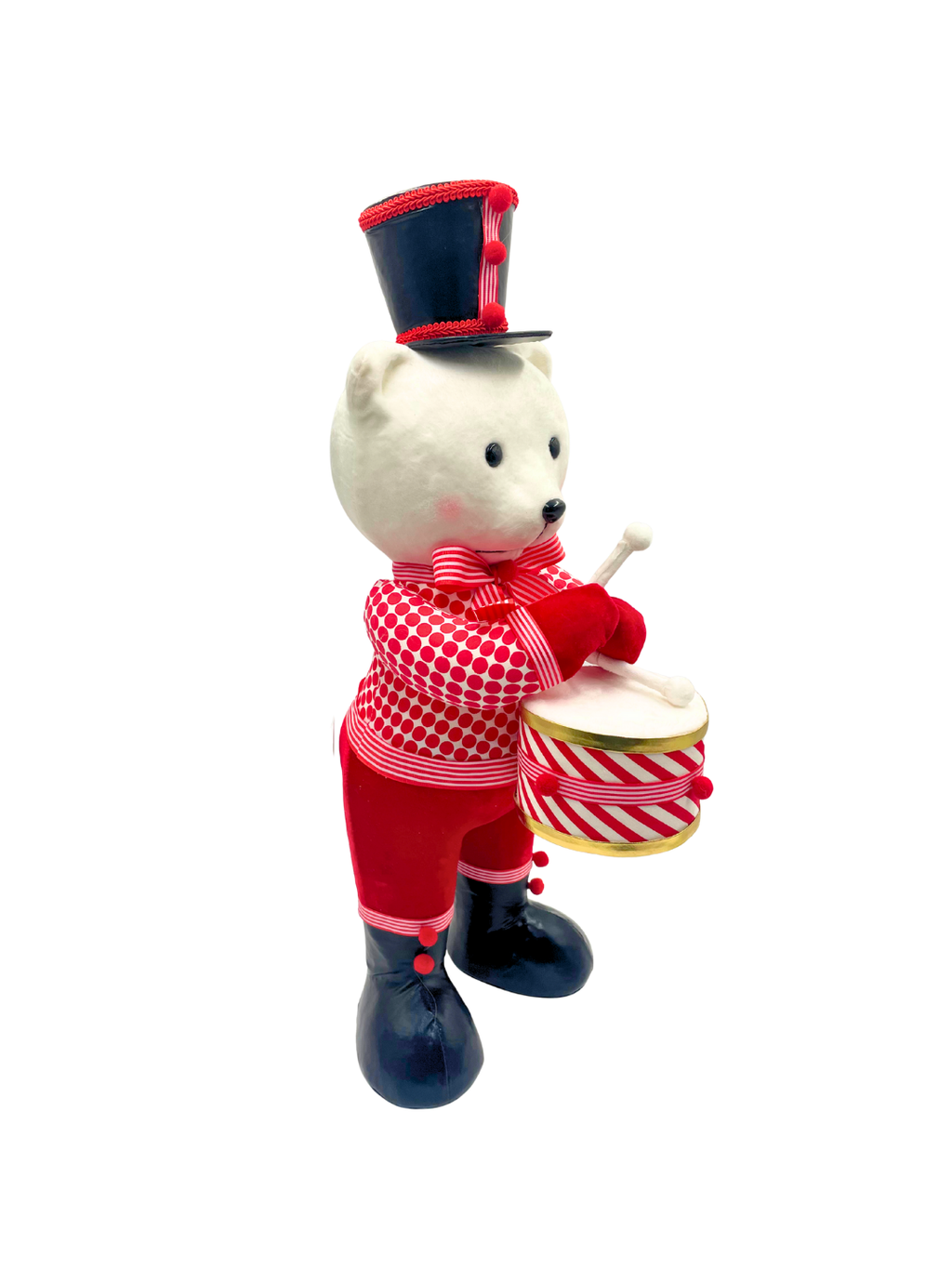 OSO TRAJE ROJO SOMBRERO