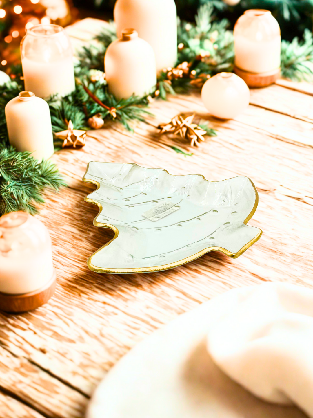 PLATO ARBOL TRANSPARENTE C/DOR GDE