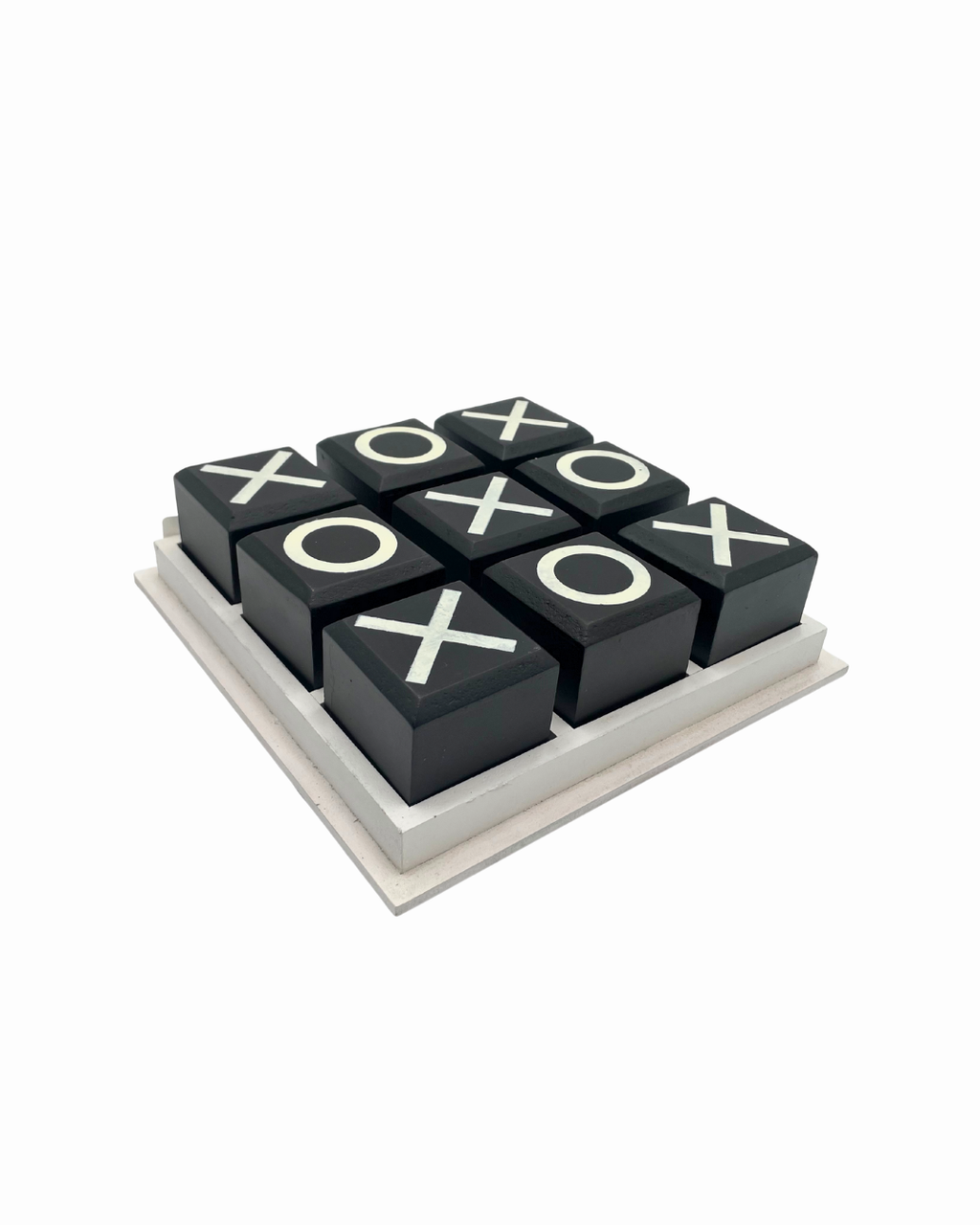 TIC TAC TOE NEGRO CON BLANCO