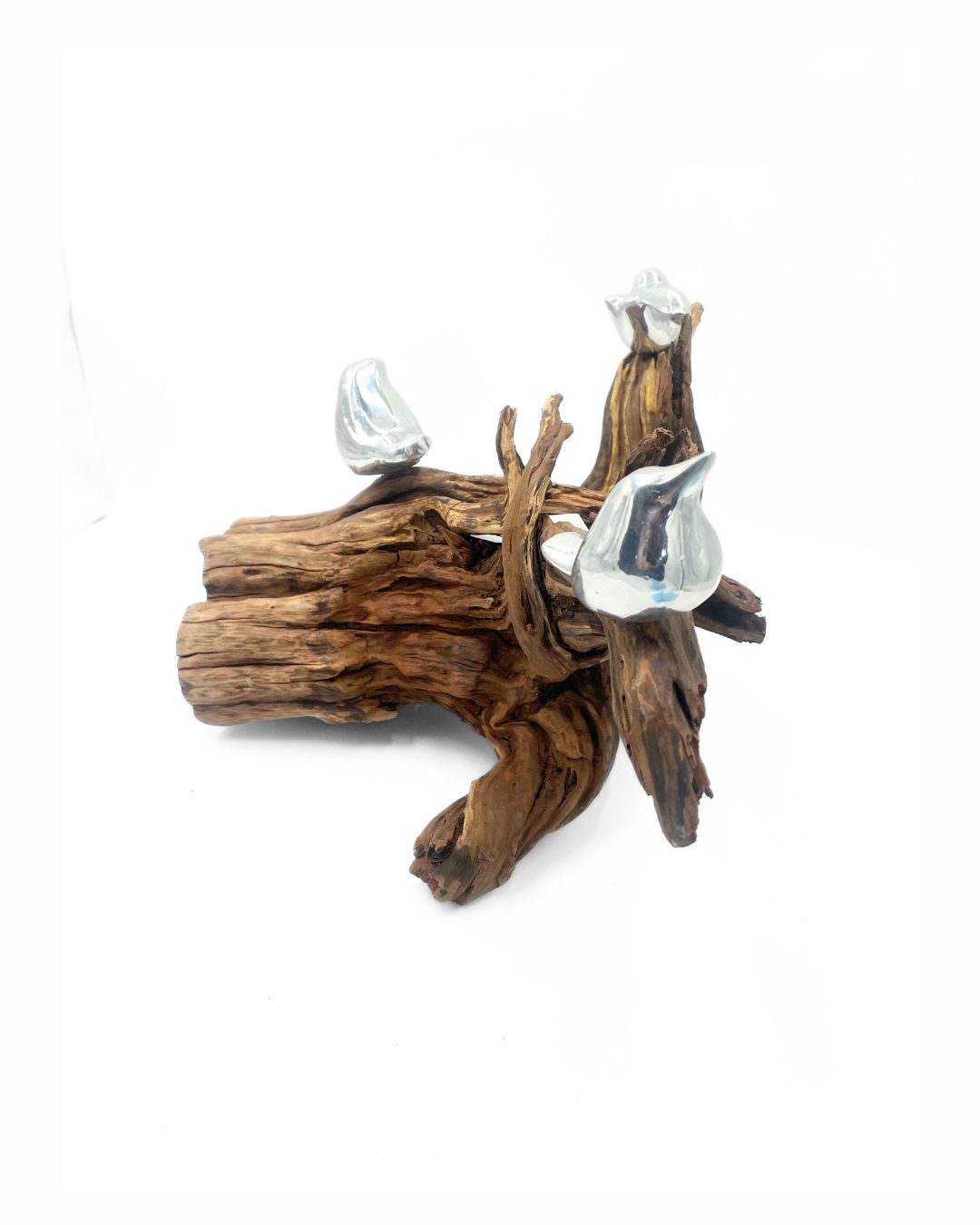 TRONCO MADERA 3 PAJAROS